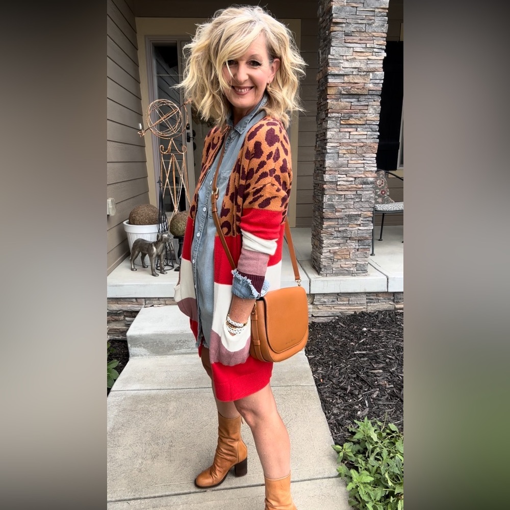 Colorblock Cardigan